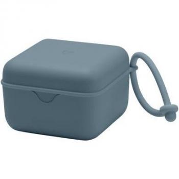 BIBS Caja Portachupetes Multifuncional (Apta para Esterilizaciones en Microondas) - Color Petrol, 1 unidad