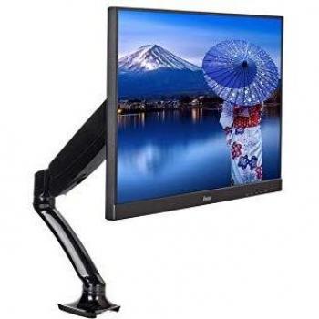 Brazo neumático de monitor único iiYAMA DS3001C-B1 con ajuste de altura y rotación