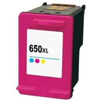 Cartucho de Tinta Compatible HP 650XL / CZ102AE Tricolor