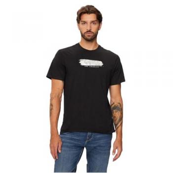 Camiseta Guess Slim Fit con Logo Metálico en Relieve