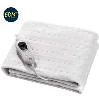 EDM 07485 Calienta Camas Eléctrico, 60 W, Varios Colores, 150 x 80 Cm