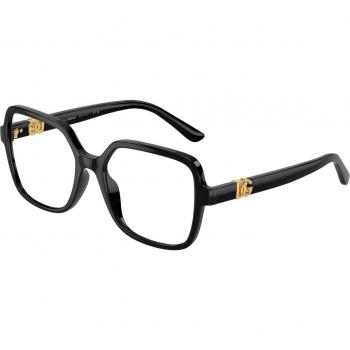 Dolce & Gabbana DG5105U 501 Women's Square Black Eyeglasses