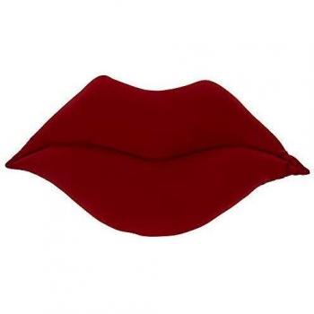 ootb Almohada de decoración roja, Beso, Aprox. 56 x 34 cm, Rojo