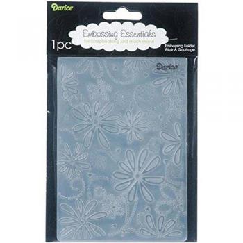 Darice Carpetas de estampación, Plantilla pétalo, Plastic, 10,8 x 14,6 cm