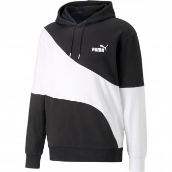 Puma Power Cat Classic Style Hoodie for Men - Lightweight Black Sweatshirt