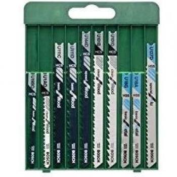 Bosch 2 609 256 775 - Juego de hojas de sierra de calar de 10 piezas vástago en U