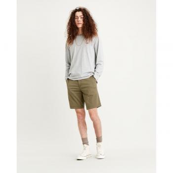 Levi's - Bermuda tipo chino de hombre verde oscuro