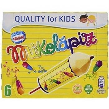 Mikolapiz - Helado de Vainilla - 6 unidades