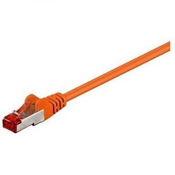 Cable de conexión S/FTP Cat.6 PiMF 10m CCA Naranja