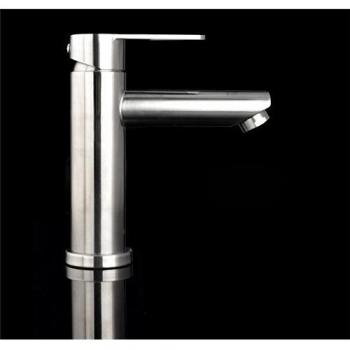 Furesnts casa moderna cocina y grifo del baño 304toca cepillado lavarse la cara caliente y fría Lavar Faucet 304acero inoxidable mezclador de cuenca,