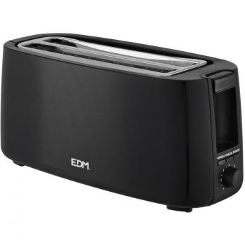 Tostadora Black Design EDM 1400W Doble Ranura Larga Negro