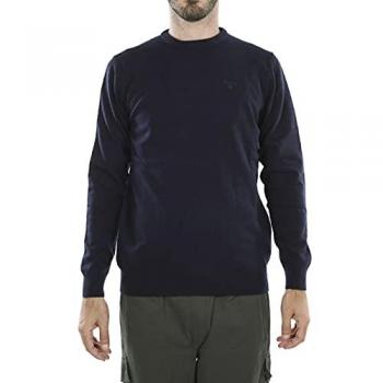 Barbour Essential Crew Neck Mens Jumper - Navy - XXL - male