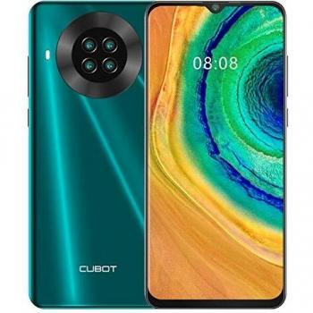 CUBOT Note 20 Smartphone 4G, Teléfono Móvil Libre Android 10.0 6,5 Pulgadas 64GB ROM 4200mAh Quad Cámara12+20MP, Face ID GPS WiFi Dual SIM Quad-Core, Verde