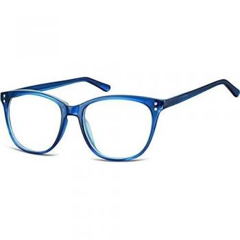 Cuadrado Montura completa Acetato Azules Armazones para Hombre - SmartBuy Collection