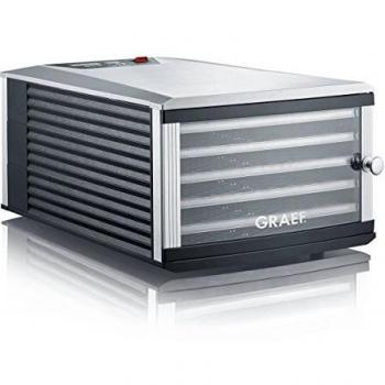 Graef DA 506 Negro, Plata 630 W - Deshidratador de fruta