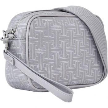 Project X Paris Monogrammed Small Crossbody Bag - Taupe