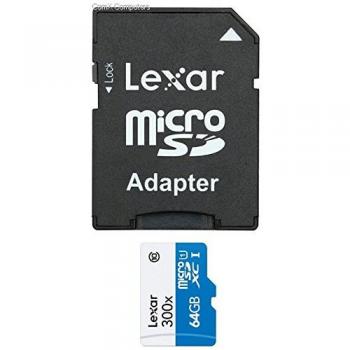 Lexar 300x - Tarjeta microSD de 64 GB