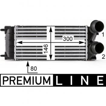 Intercooler de Aire Cargado MAHLE CI 528 000P