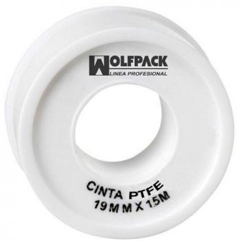 Cinta PTFE Wolfpack 19 mm. x 50 m. Grueso.