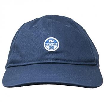 Gorra de Béisbol de Algodón Orgánico para Hombre NORTH SAILS 623162 con Logotipo, Denim Oscuro, Talla única
