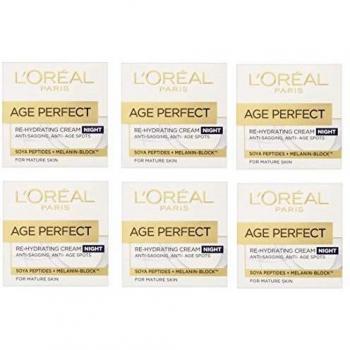 6 x L'Oreal Paris Age Perfect Re-Hydrating Cream Night 50ml