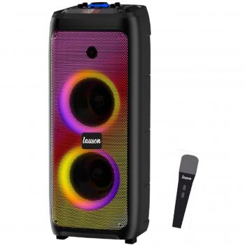 Lauson LLX36 Altavoz Portátil con Función Karaoke Color Negro