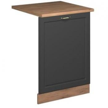 Panel Frontal para Lavavajillas Fame-Line, Antracita-Oro, 60 cm, Roble