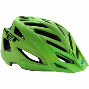 MET Terra Matt Casco de Ciclismo, Unisex, Verde, 54-61 cm