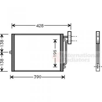 Van Wezel 74005038 condensador del sistema de climatización