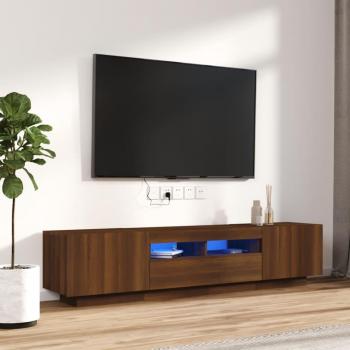vidaXL Mueble para TV con luces LED 180x35x40 cm