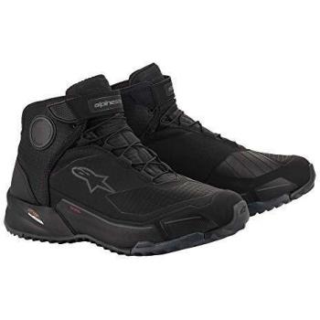 Alpinestars CR-X Drystar Motorcycle Shoes - Black (41)