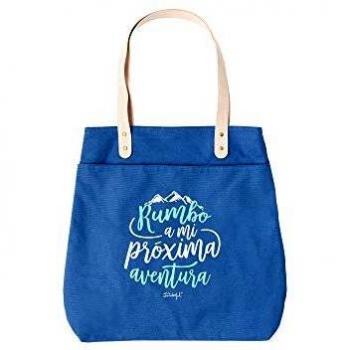 Mr. Wonderful WOA08991ES - Bolsa con mensaje Rumbo a mi próxima aventura