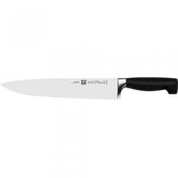 Zwilling FOUR STAR - Cuchillo cebollero con hoja forjada de una única pieza Sigmaforge, hoja endurecida al frío Friodur, 260 milímetros, acero inoxidable