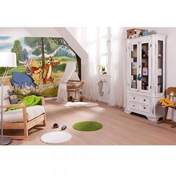 Komar Papel Pintado Disney Winnie The Pooh Expedition Mural, Vinilo, Multicolor, 4 Piezas
