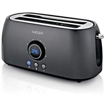 Tostadora HAEGER FUTURE PLUS - 1400W con contador electrónico de tiempo