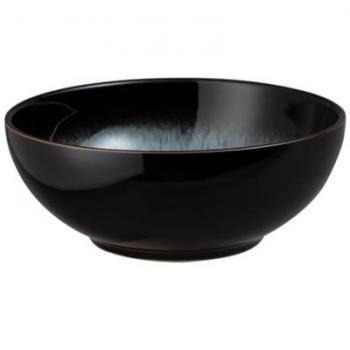 Denby Halo Coupe Cereal Bowl 27.7 fl. oz. Multi-Colored Blue - Black 17cm Stoneware