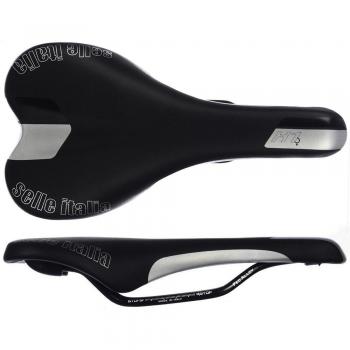 Selle Italia X1 Lady FEC Alloy Sillín, Unisex, Negro/Plata