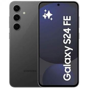 Samsung Galaxy S24 FE Smartphone 6.2 SIM doble Android 14 5G USB Tipo C 8 GB RAM 256 GB almacenamiento 4000 mAh batería color grafito