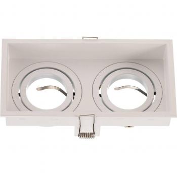Foco empotrable Hyde blanco 2 bombillas 5,5cm