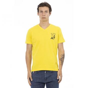 Trussardi Action Yellow Cotton T-Shirt - L