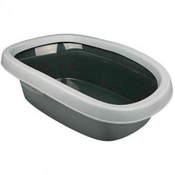 TRIXIE Bandeja Higiénica Arenero Gatos - Bandeja Sanitaria Gatera Arenero Caja De Arena con Borde Extra Alto 38 x 17 x 58