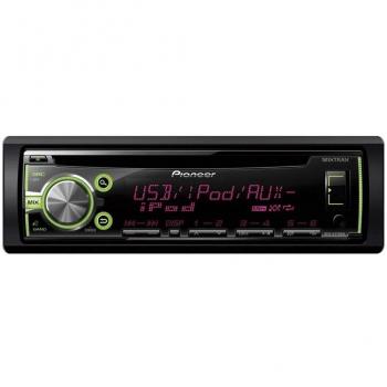 Pioneer DEH-X3700UI - Radio para coches de 4x50 W para iPod, iPhone, Android 4.0, negro