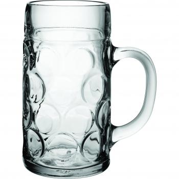 Jarra de Cerveza Isar Individual 1 L - Caja con 6 Unidades de Cristal