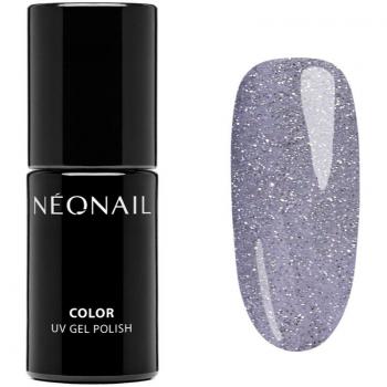 NEONAIL Laca de Uñas UV Crushed Crystals 7.2ml - Gris y Copo de Nieve