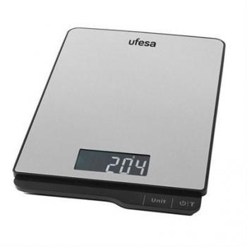 Ufesa BASCULA Cocina BC1500, Plástico, Gris plata