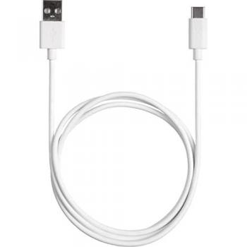 Cable USB Tipo-C Xtorm CE004 de 1 metro en color blanco con velocidad de transferencia de hasta 5Gbps