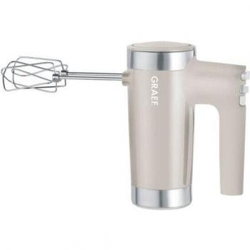 Batidora de Mano Graef HM508EU 600W Taupe - 7 Velocidades y Botón Turbo