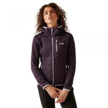 Regatta Women's Newhill Hooded Fleece Jacket - Deep Plum, Size: 12