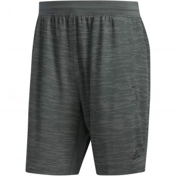 adidas 4Krft Sport Striped Heather 8-Inch Short Shorts, Hombre, Verde