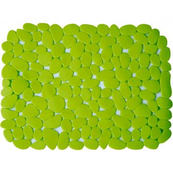 MSV Alfombra DE PVC para Fregadero-Verde, 40x31x0.5 cm